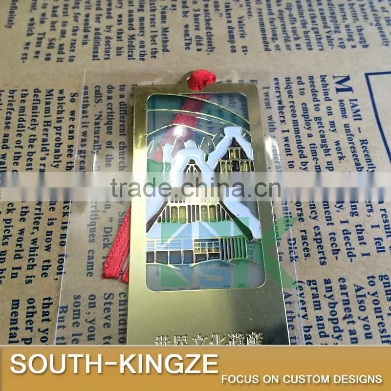 Special Metal Craft Bookmark World Book Reading Bookmark