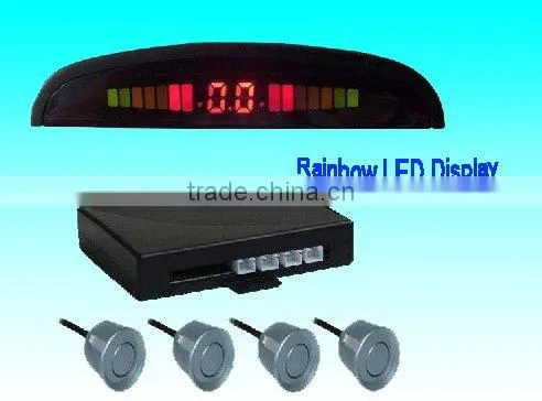Roof Mounting LED Backup Sensors 4 Black Sensors, LED Parking Sensors