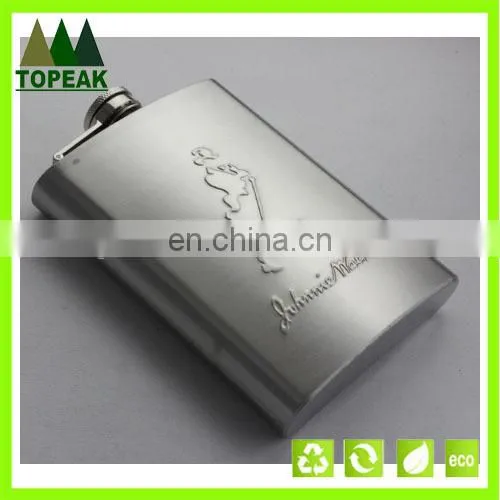 8 oz Men's Stainless Steel Hip Flask Wine Pot Flagon Outdoor Travel drink wine bottle Hip Flask