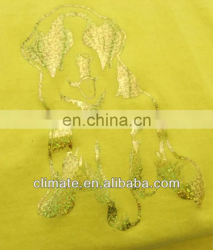 T-shirts with laser beam cutting