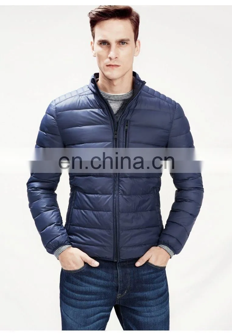 men western 100%polyester wadding coat