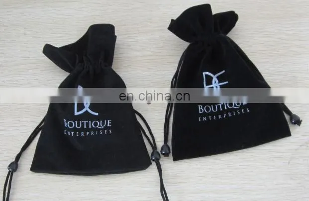 cheap jewellery gift package velvet drawstring bags