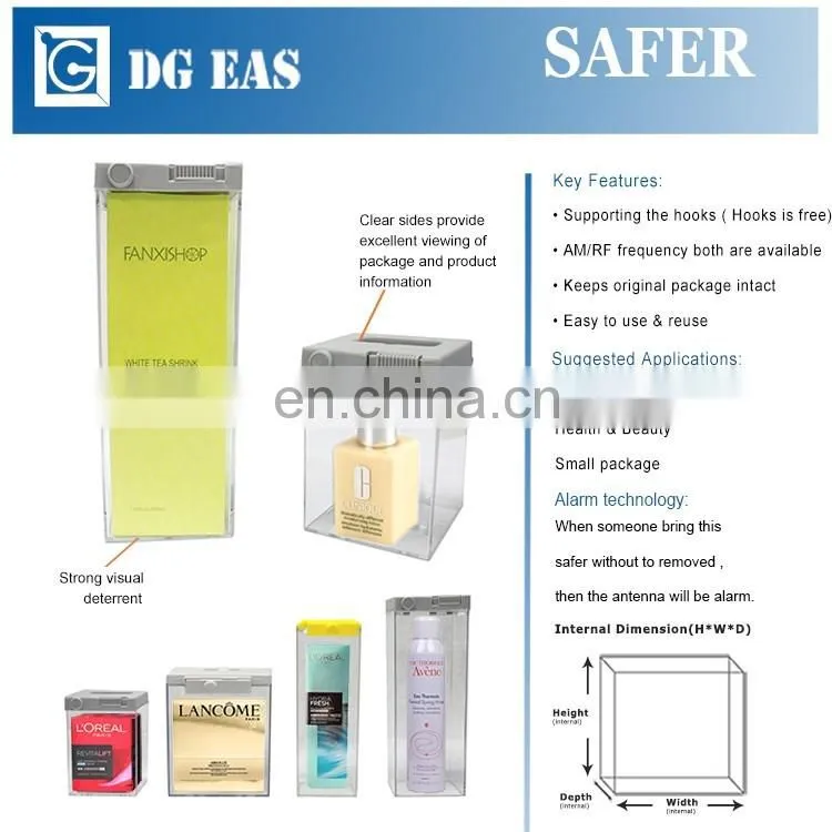 Hot Sale AM and RF Security Ink safer box for Cartridges