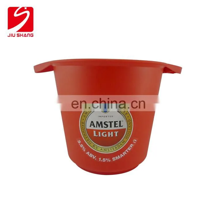 PP plastic ice bucket with bottle opener