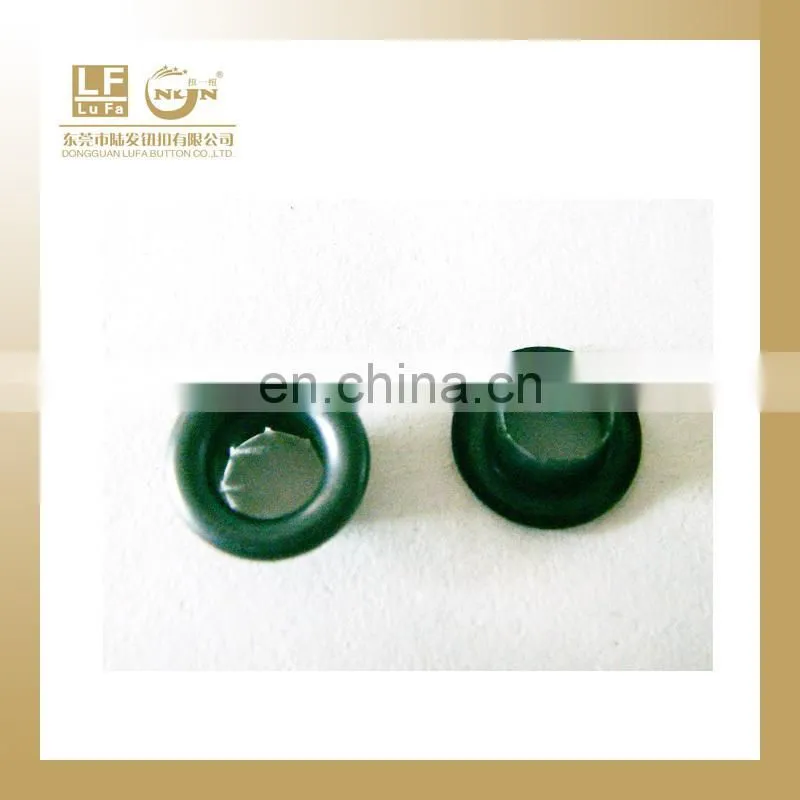 9.5mm purple painted brass eyelet