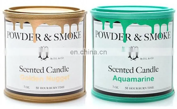 Fancy empty metal paint tin cans factory
