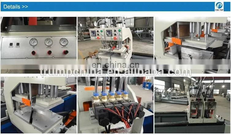 High precision PVC door and window manufacturing machine four-head seamless welding machine