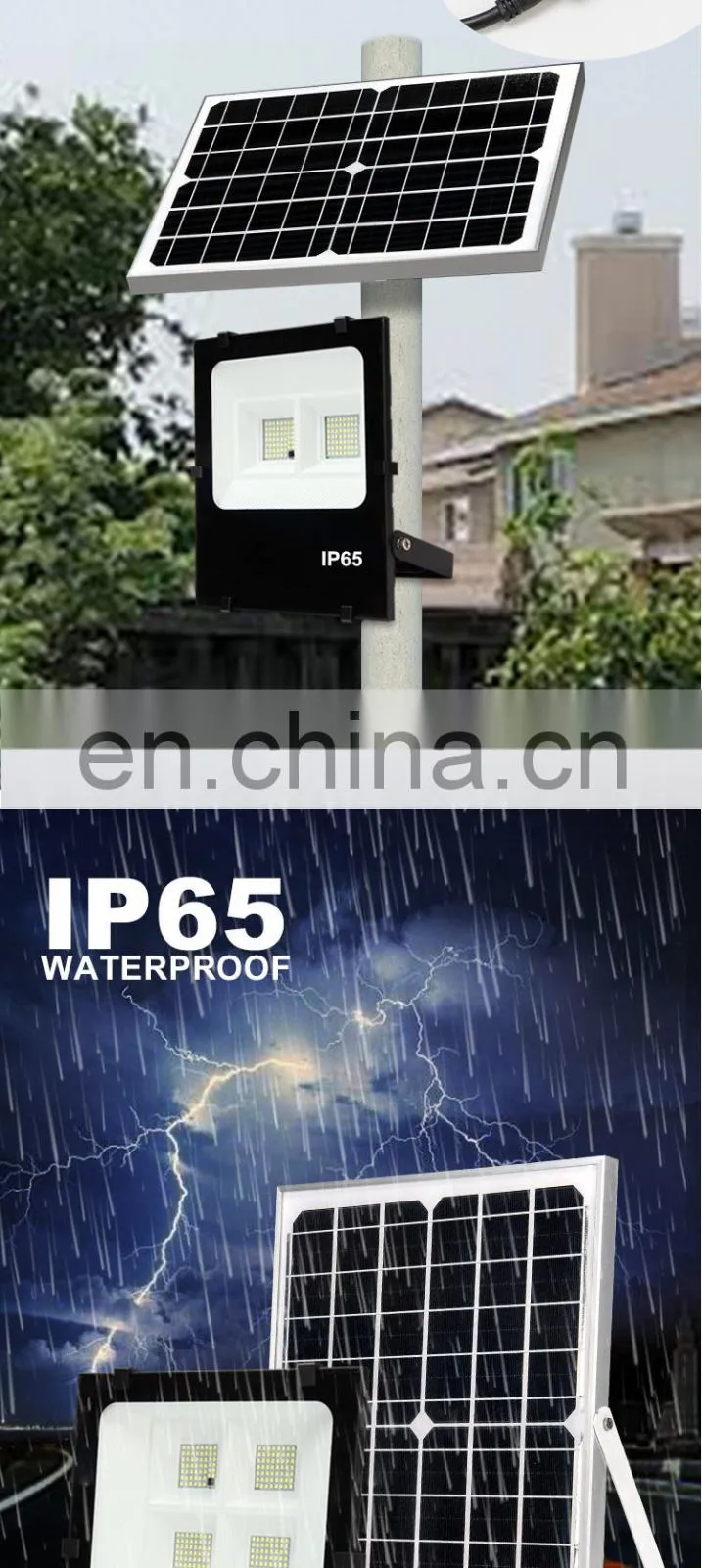 Faner 2020 new sensor 100w led solar flood light ISO9001led flood light rechargeable led 100w CE certificate CB