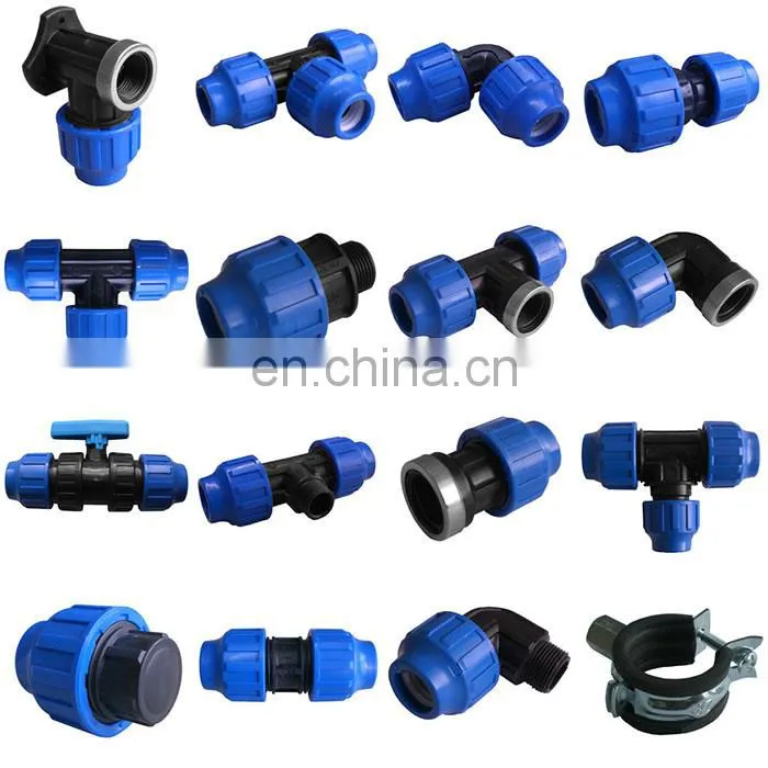 Shanxi Midas Factory price of pp compression fittings flanged adaptor PN10
