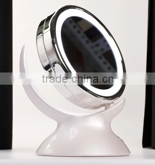 Battery supply Lighted Desktop makeup mirrors