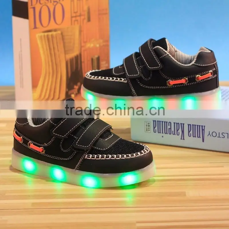 Shoes Kid 2016 Kid Shoes led Luminous Light Up Shoes for Kid With High Quality