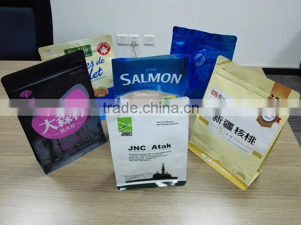 ECO-friendly kraft paper bag for nuts packaging