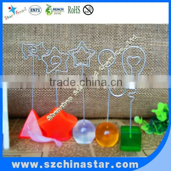 Fancy shapes PET coated brain clips