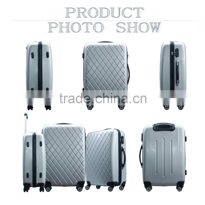 2015 fashion abs+pc airport luggage trolley