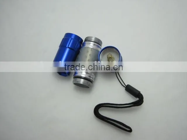 1 led 0.5W mini flashlight torch powered by AA battery