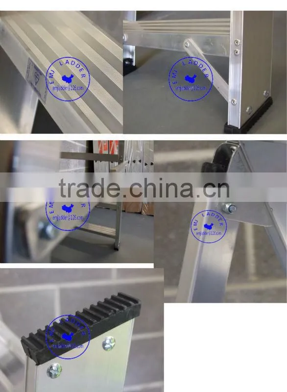 10 step Aluminium Platform Step Ladders BS2037 Class1
