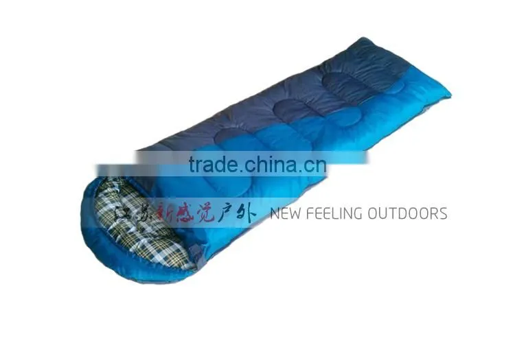 Rectangular Shape Flannel Nylon Camping Sleeping Bags