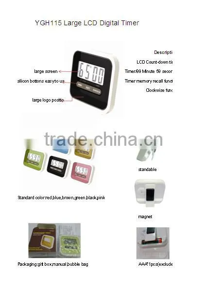 digital kitchen timer with magnetic digital timer clock christmas countdown