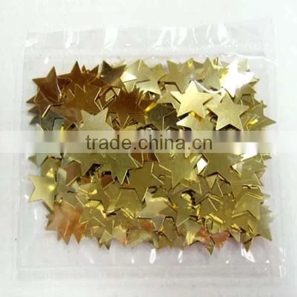 40g Salable Purple /Silver PVC Confetti WITH Butterfly Bow Shape for Easter Decoration