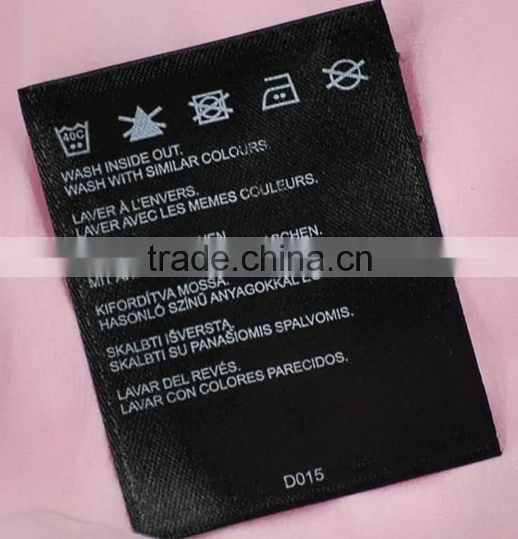 Low price fast Delivery softest printed main label