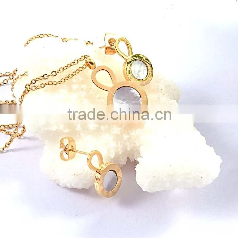 Best Quality Fashion Jewelry High Quality Jewelry Set with 18k gold Color Plated