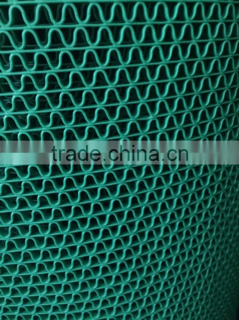 Anti-slip pvc S-type mat for kitchen or shopping mall