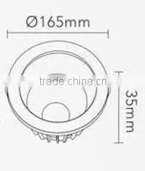 Factory wholesale 30W-10W Round led down light Decorative light for office Restaurant