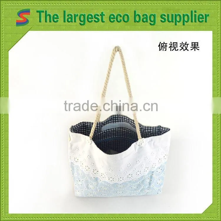 canvas water bag waffle weave cotton cosmetic bag
