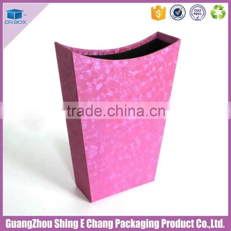 Color customized cardboard printing household flower vase