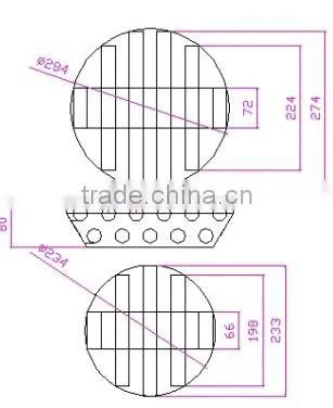 Magnetic Filter Hopper Magnet above 10000Gs