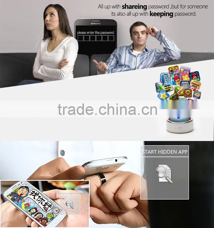 13.5MHZ smart nfc ring 7-12 different size for man and woman