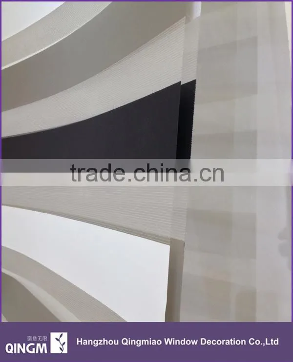 Roller Type and Slat Style office Window Zebra Blinds