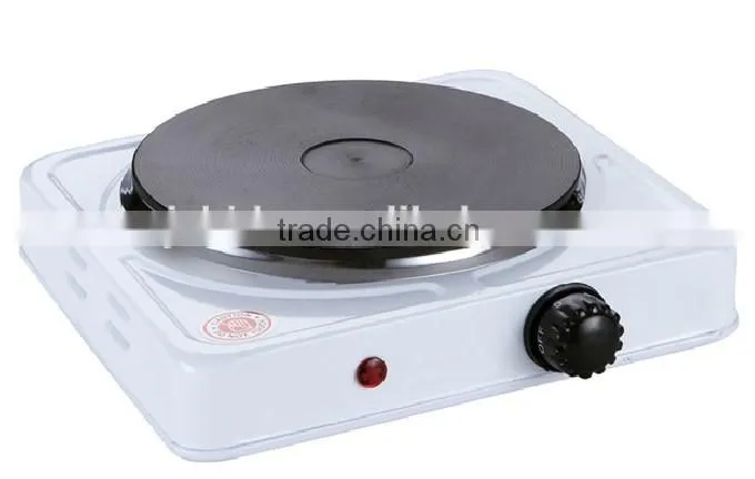 Portable Electric Hot Plate Single Burner Stove 1000W