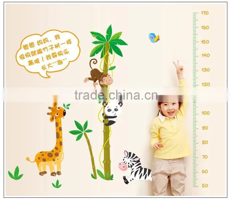 Height Chart Monkey Tree Removable Wall Sticker Decal Vinyl Kid Nursery Baby Decor