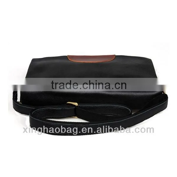Fashionable leather single-shoulder bag