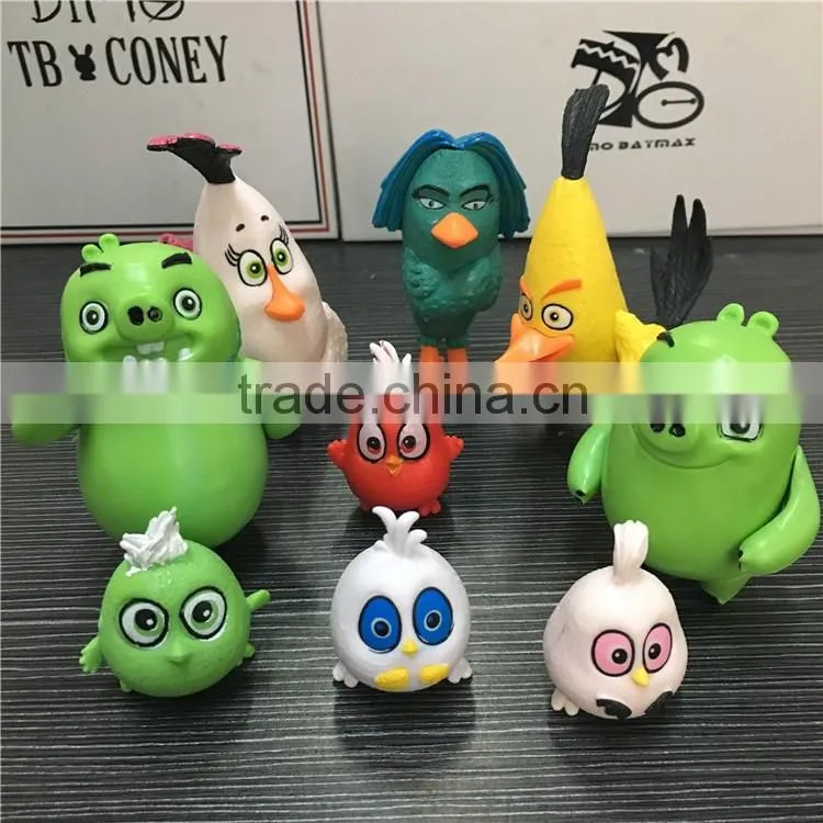 custom make 3d plastic vinyl figurines,make oem design collectible pvc bird vinyl figurines
