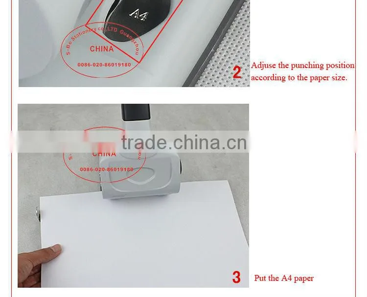 Heavy duty hole punch punch machine