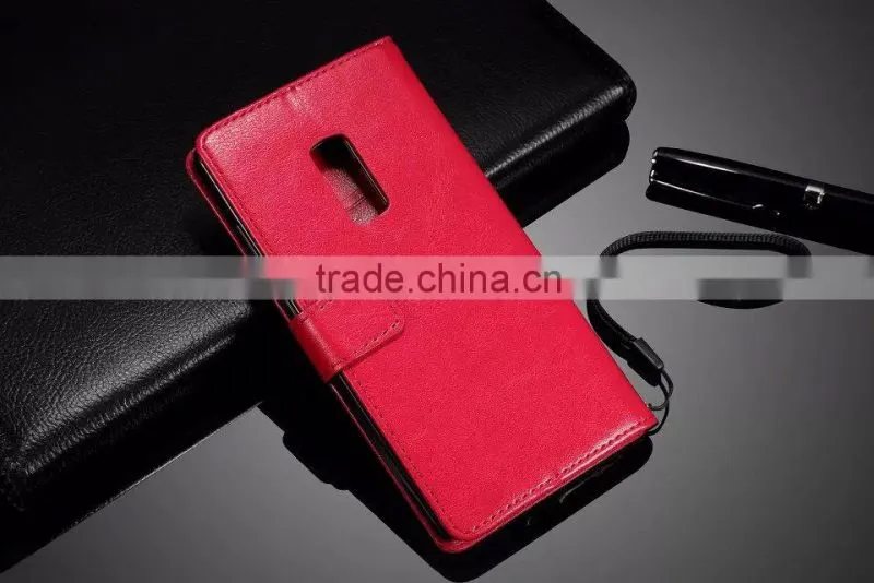 Original K-COOL Genuine Leather Case For One plus One Phone Flip Cover Case with card slot MT-4677