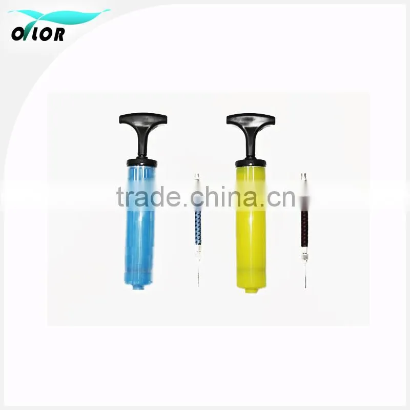 wholesale and hotselling colorful Black Yellow Plastic Air Inflator