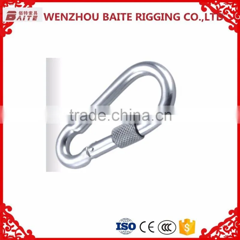 SS304 316 Snap Hook With Screw/DIN5299 Snap Hook With Screw/Factory Price Snap Hook With Screw