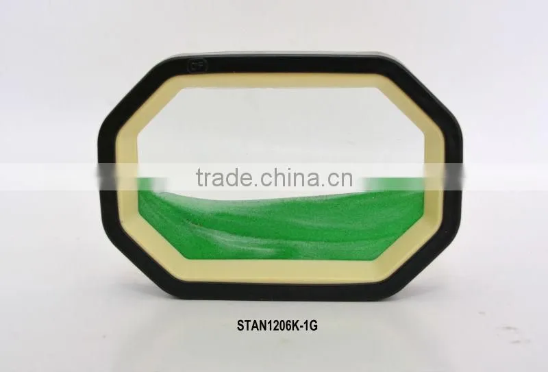Black Octagon Frame Sand Image/Sand Art