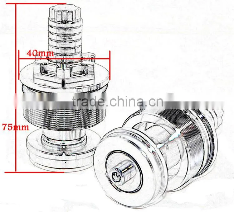 BJ-AFB-YA001 Aftermarket Customized CNC Aluminum Motorcycle Preload Fork Cap Adjusters For Yamaha YZF R3 2015