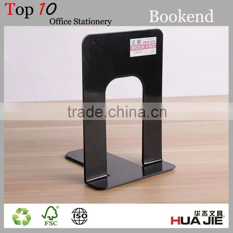 Office desktop storage black creative metal steel Bookend