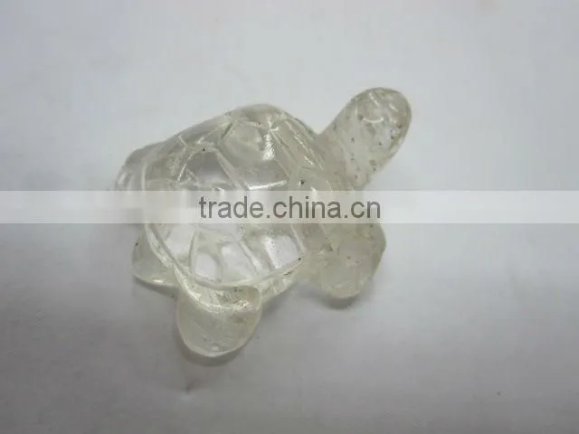 Crystal carved turtle