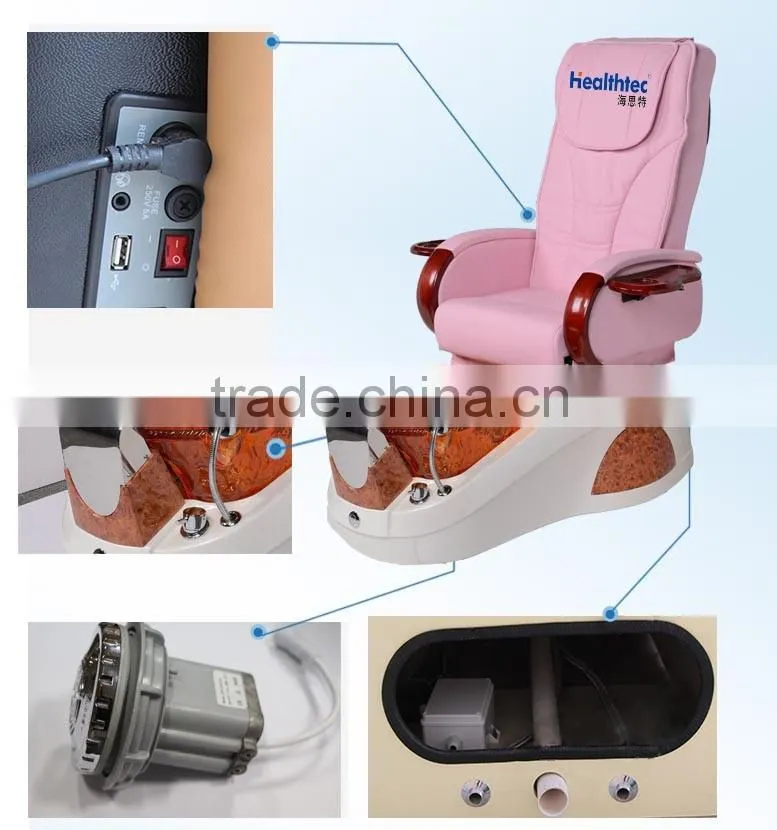 Hydrolysis PU Cover pedicure spa chair pump