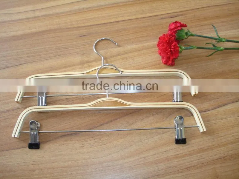 2015 high quality wooden hanger xufeng produce the wooden hanger /wooden hanger with clips