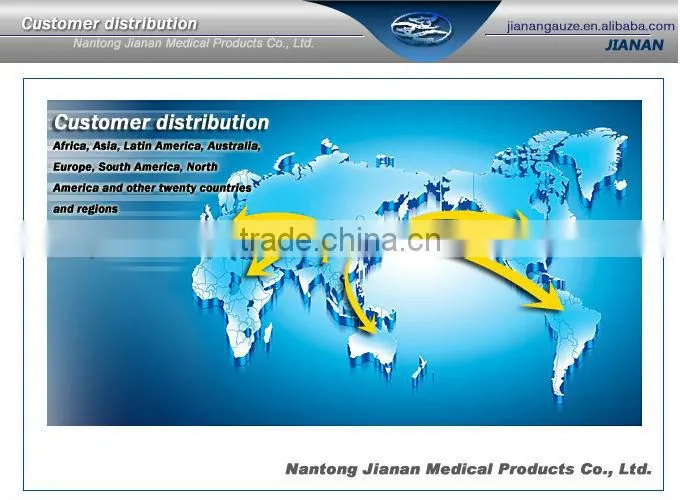 medical/surgical Non -woven fabrics swab(non-sterile)