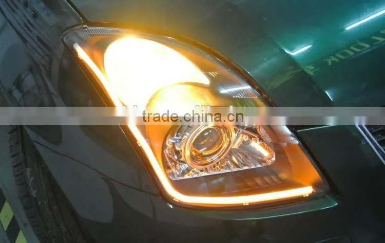 30cm 45cm 60cm 85cm Dual Color Yellow White Auto Flexible Led Drl daytime running light