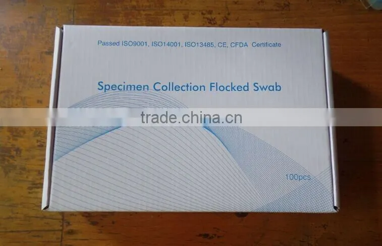 edical examination kit gynecology cervical cytology nylon flocked swab