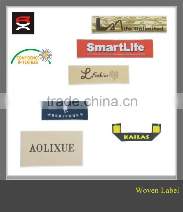 Custom woven label clothing labels